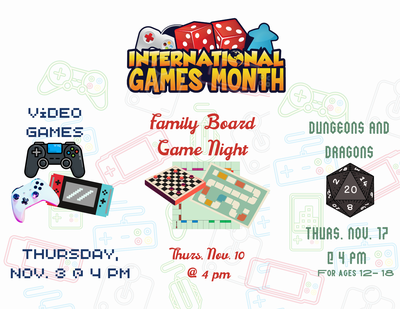 International Game Month / Family Board Game Night