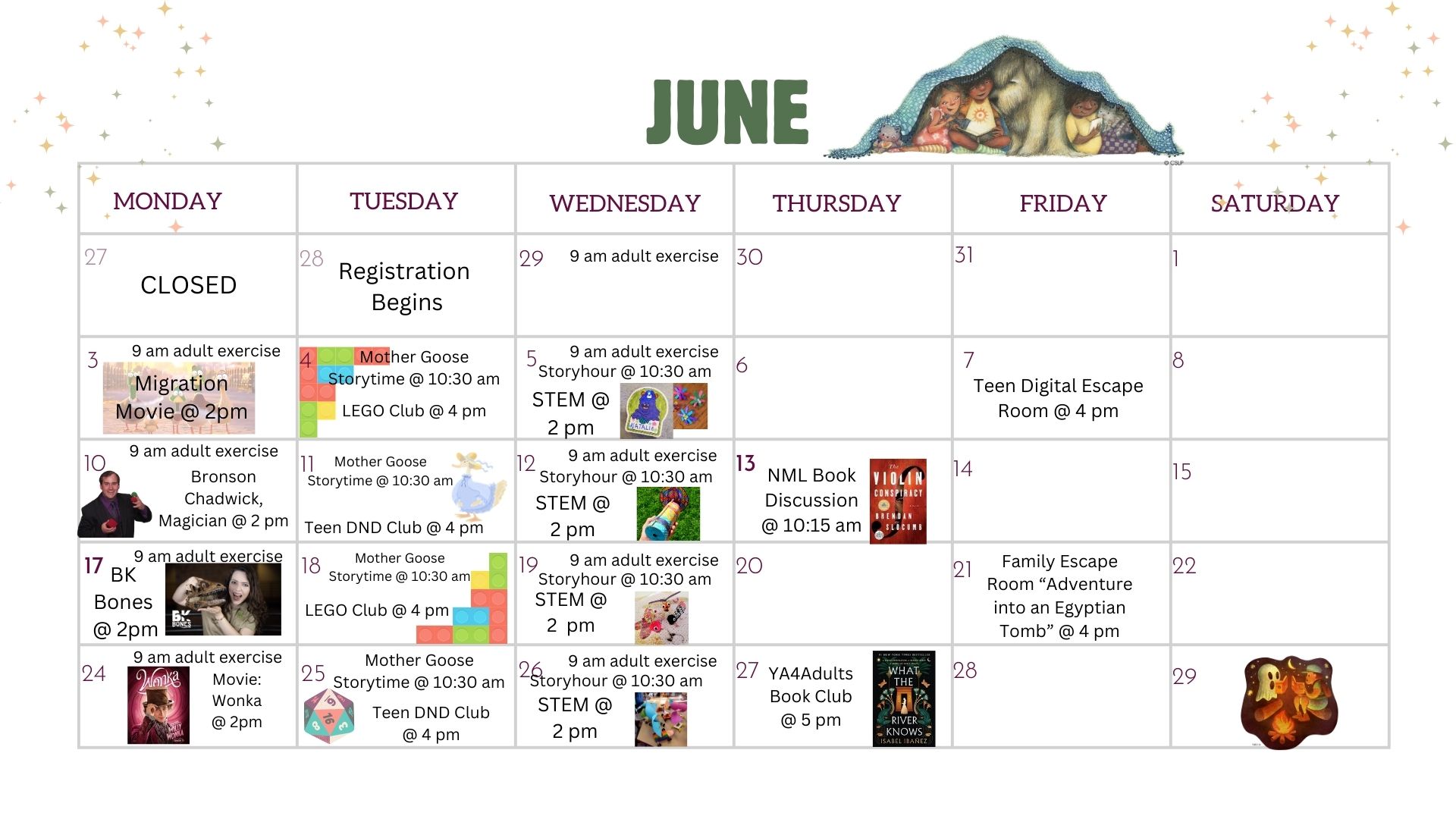SRP June Calendar