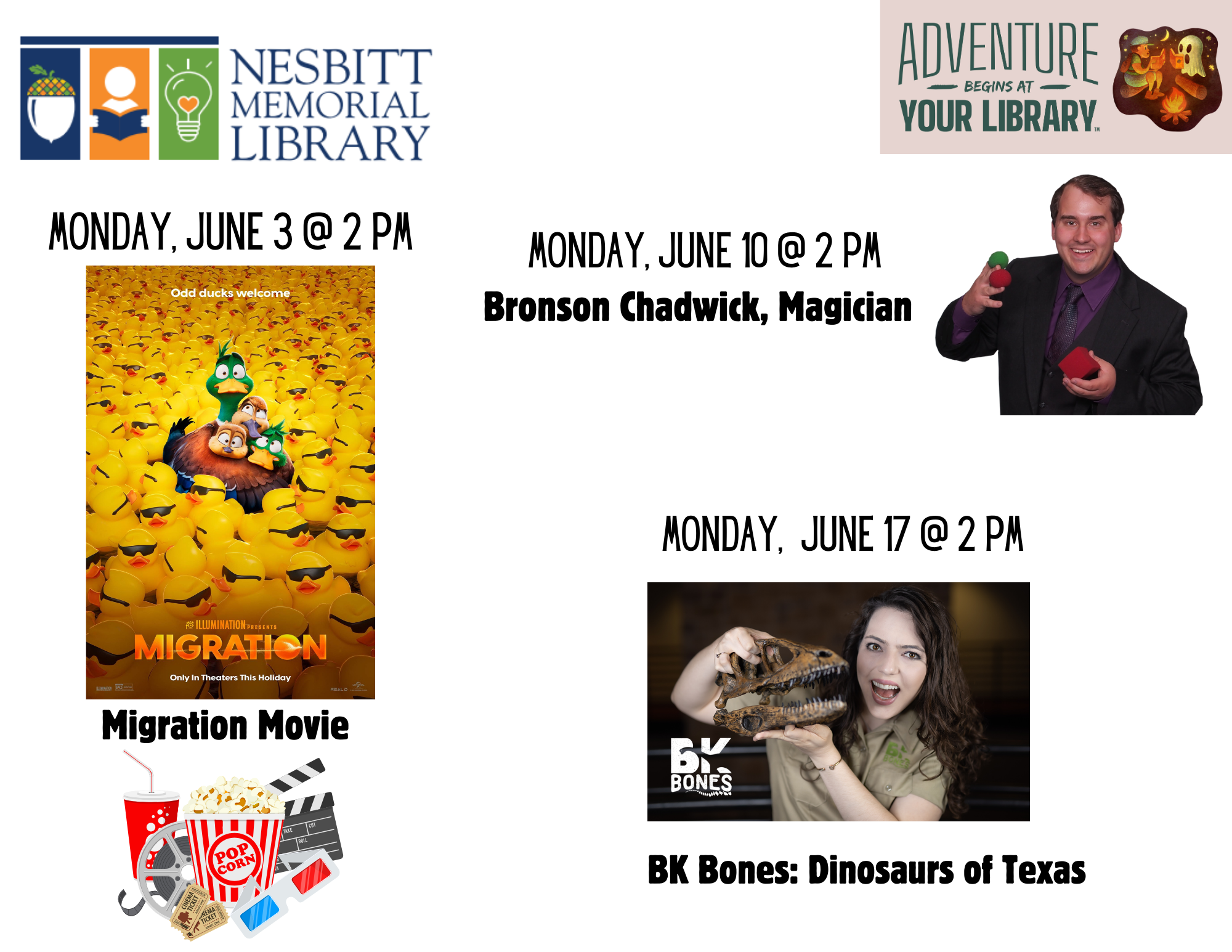Migration Movie, Bronson Chadwick, and BK Bones