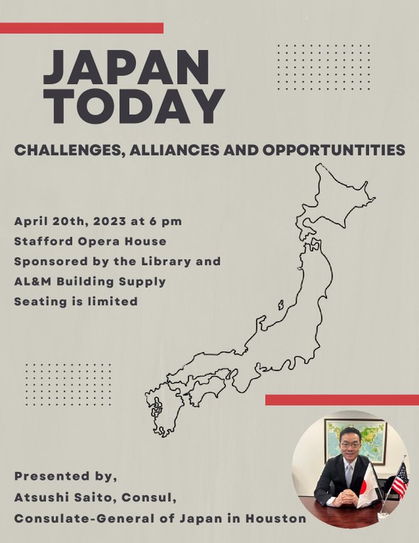Japan Today Lecture on Apr 20th @ 6pm