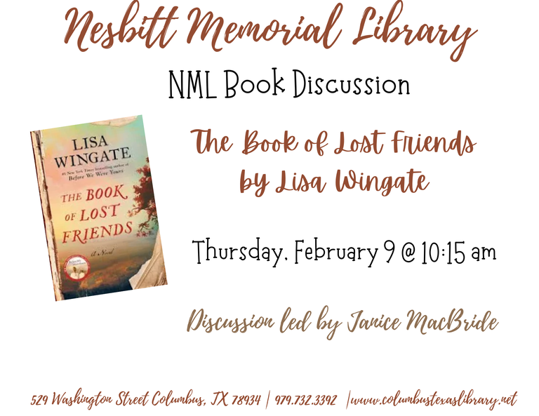 NML Book Discussions Feb 9th.png