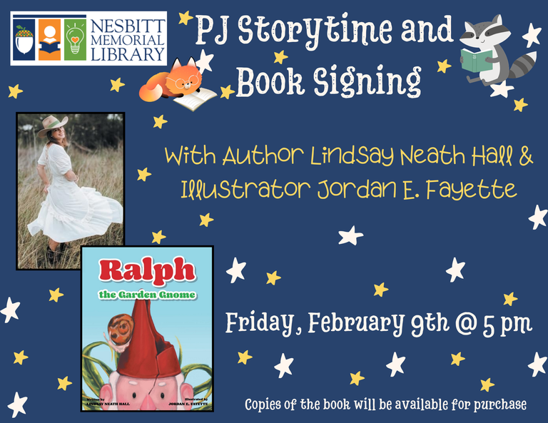 PJ Storytime and Book Signing
