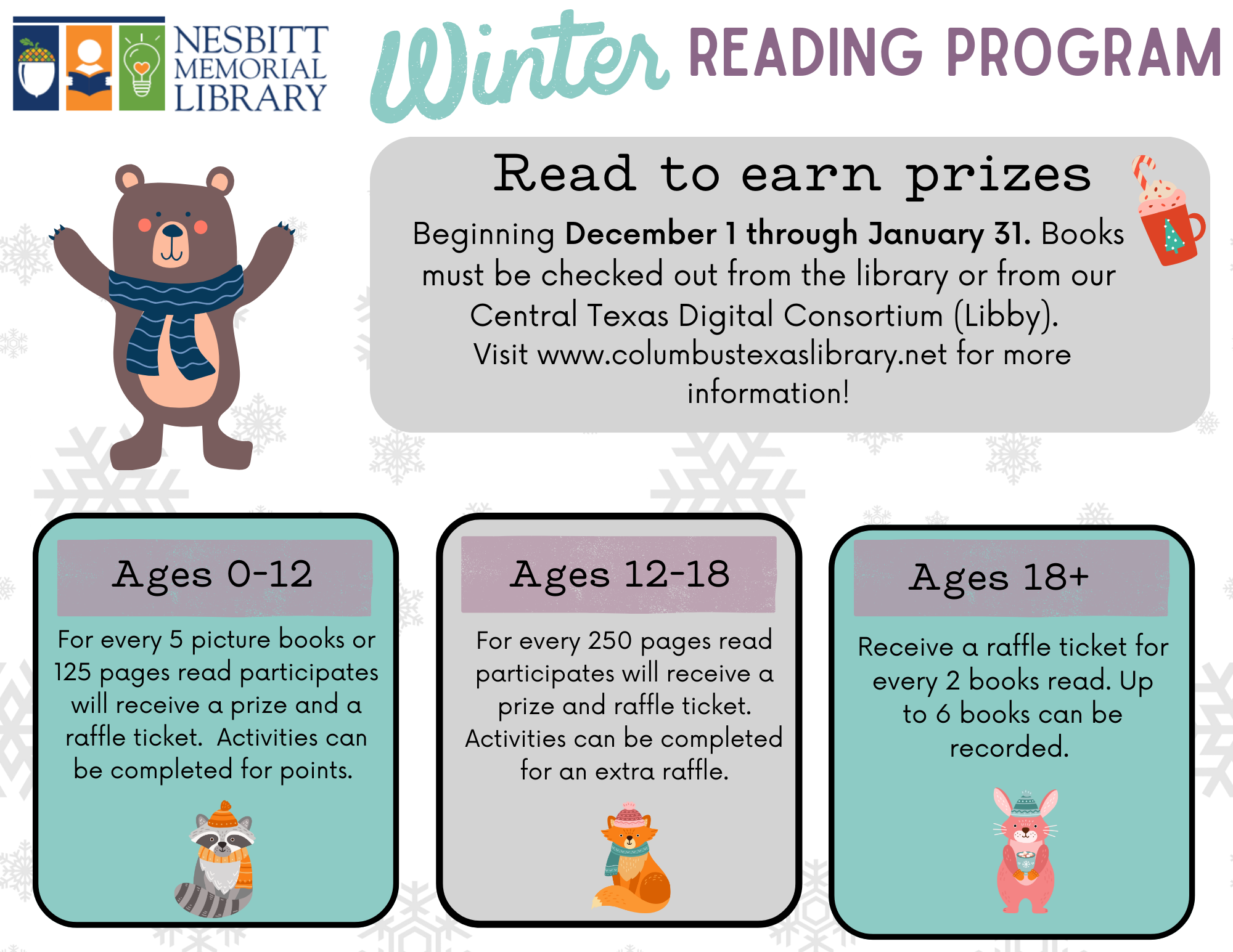 Winter Reading Program 2023-2024