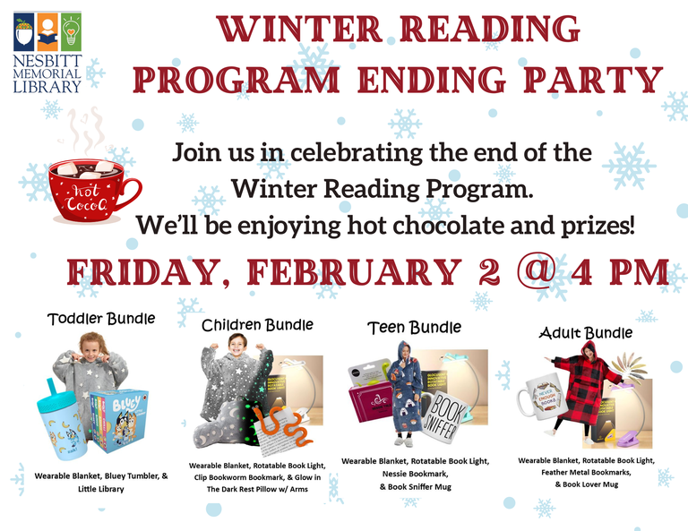 Winter Reading Program Ending Party