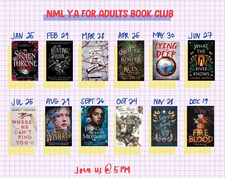 YA for Adults Book Club